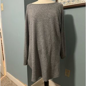 Wool/cashmere gray cozy tunic!